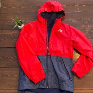 The North Face Kids Jacket - Red and Gray